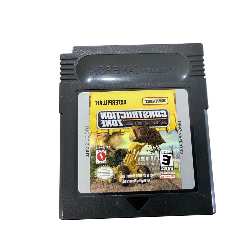 Matchbox Construction Zone Nintendo Game Boy Color GBC Caterpillar